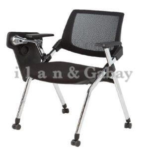 כסא סטודנט בצבע שחור עם רשת 